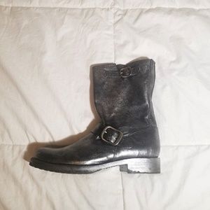 Frye-  Shiny Metallic Boots